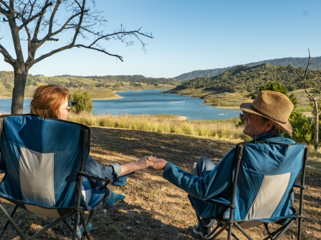 Relaxing at lake casitas recreation area